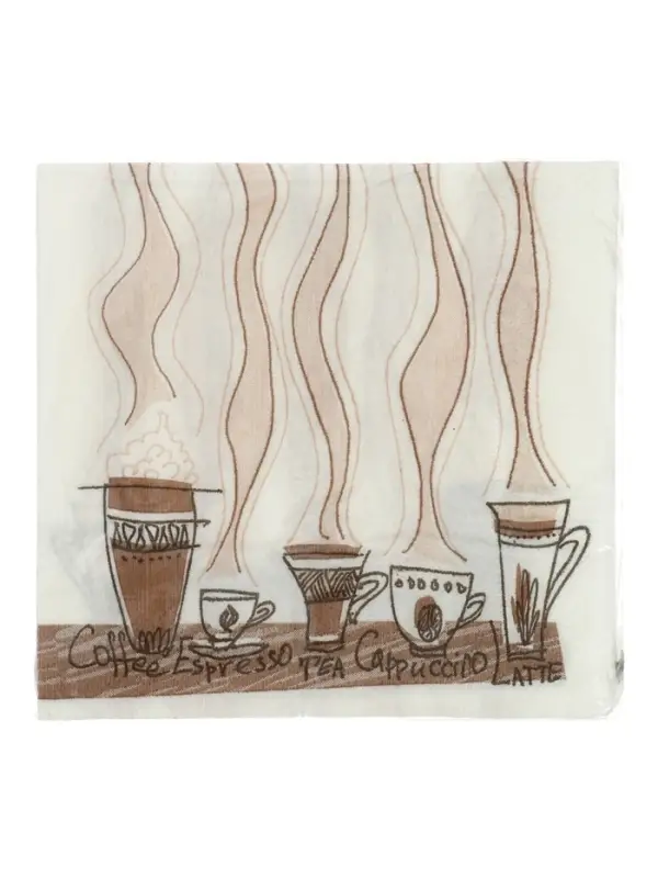 Салфетки с рисунком &laquo;Капучино&raquo; 20 листов, 33&times;33, 2 слоя