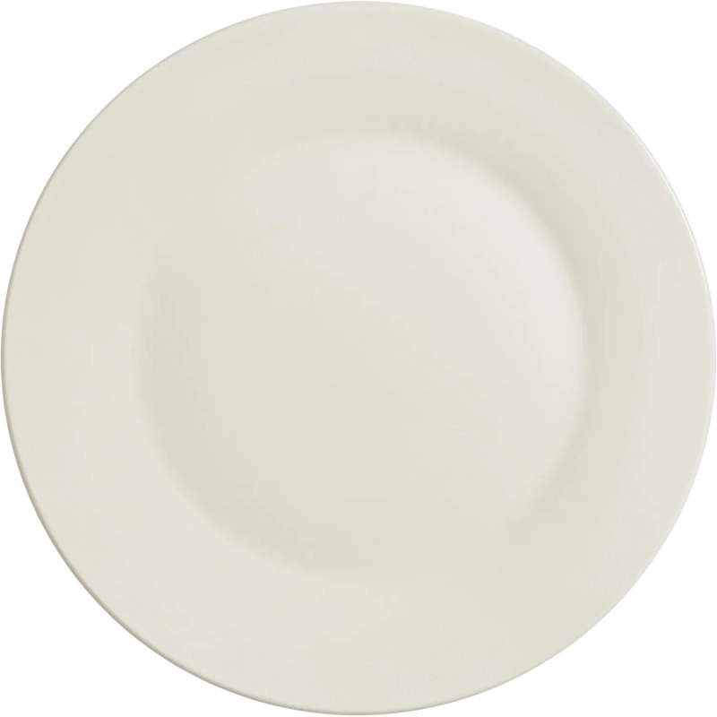 Тарелка Makalu,  D229мм, фарфор, белая 6шт/уп