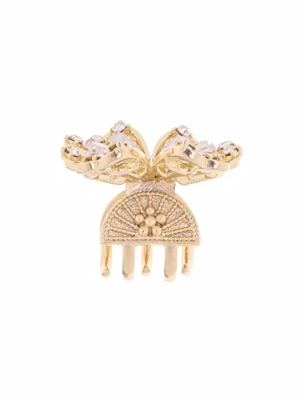 Крабик для волос &laquo;Доротеа&raquo;, бабочка элит, 3.5 см, золотистый