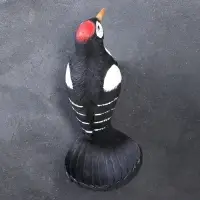 Садовая фигура - кормушка из полистоуна &laquo;Дятел&raquo;, подвесная, 26&times;11.5&times;10.5 см