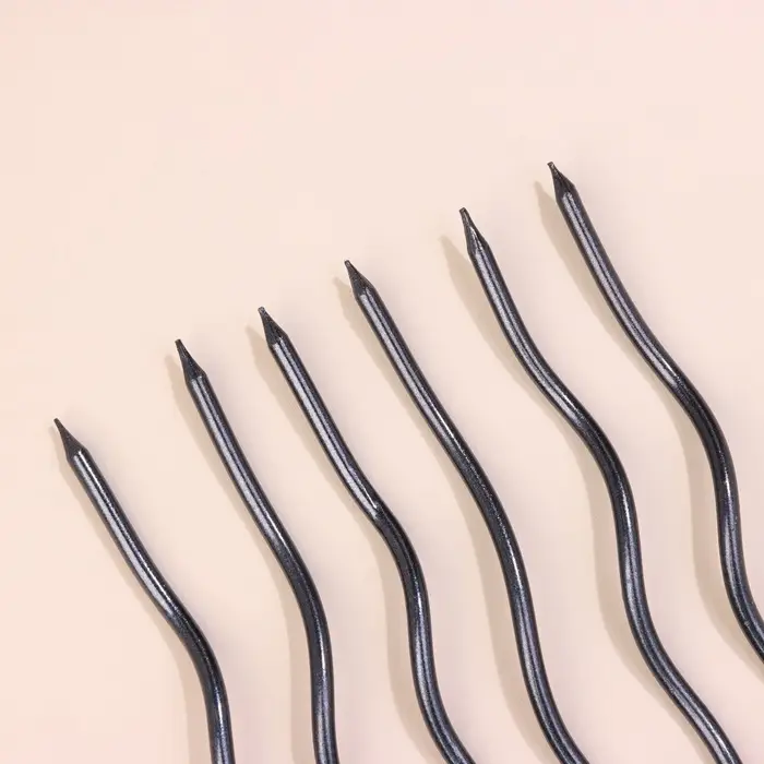 Свечи для торта витые «Серпантин» 6 шт., коктейльные, мокрый асфальт Свечи для торта витые «Серпантин» 6 шт., коктейльные, мокрый асфальт