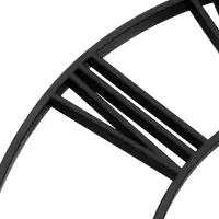 Часы настенные, серия: Лофт, плавный ход, d=45 см, чёрные