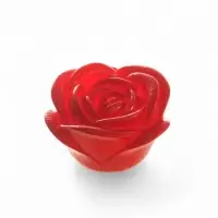 Фигурка световая RISALUX &laquo;Роза&raquo;, LED-ночник, 2 Вт, LR44, красный, 6.6&times;6.6&times;4 см