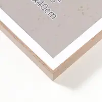 Фоторамка пластик 30х40 см "Современная классика" беж и белый 42,6х32,6х1,5 см