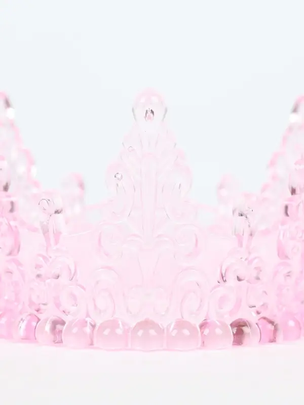 Корона для торта «Хрусталь», цвет розовый Корона для торта «Хрусталь», цвет розовый