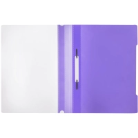 Скоросшиватель пластиковый Attache, А4, Элементари, фиолетовый 10шт/уп