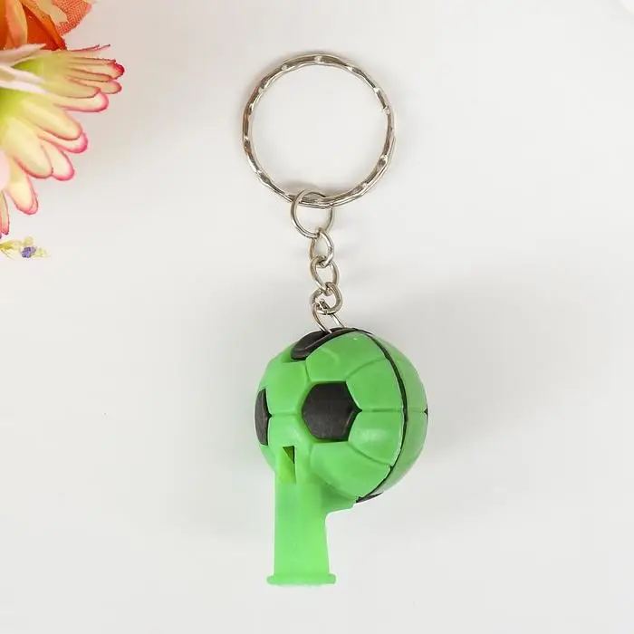 Брелок для ключей на кольце «Мяч-свисток», пластик, МИКС