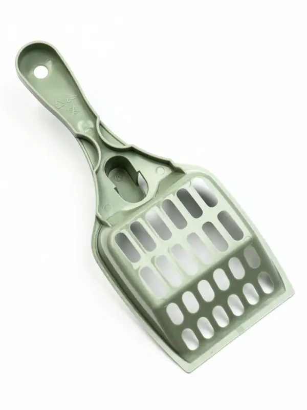 Совок для кошачьего туалета &laquo;Мур Мяу&raquo;, 22.5&times;9.5&times;4 см, пластик, цвет фисташковый