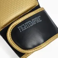 Перчатки для ММА боевые FIGHT EMPIRE, GOLD, чёрно-жёлтые, размер S