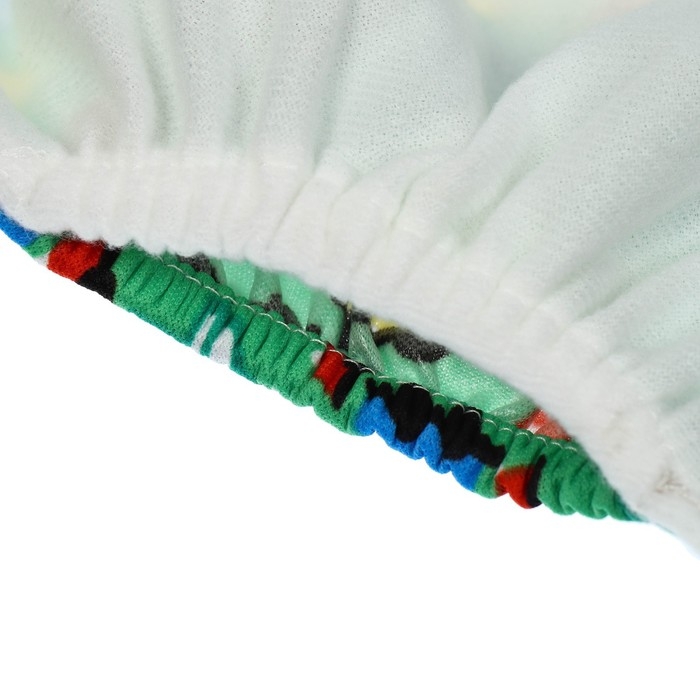 Трусики-подгузник, многоразовый «Машинки», цвет зеленый, Крошка Я