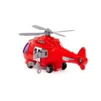 Вертолёт пожарный "Импульс", инерционный, со светом и звуком 61823