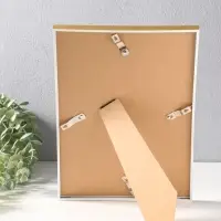 Фоторамка пластик формат А4 "Современная классика" золото и белый 26х20,8х1,5 см