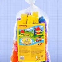 Конструктор средний, 72 элемента, МИКС