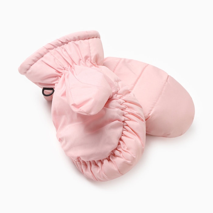 Варежки зимние детские MINAKU, цвет розовый, 15см