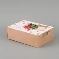 Коробка подарочная складная &laquo;С любовью&raquo;, 16&times;23&times;7.5 см