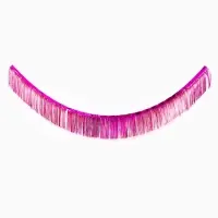 Гирлянда "Дождик" 3 метра с липким краем, цвет фуксия