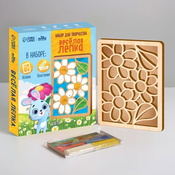 Пластилиновые картинки «Цветы» 148х210 мм Пластилиновые картинки «Цветы» 148х210 мм