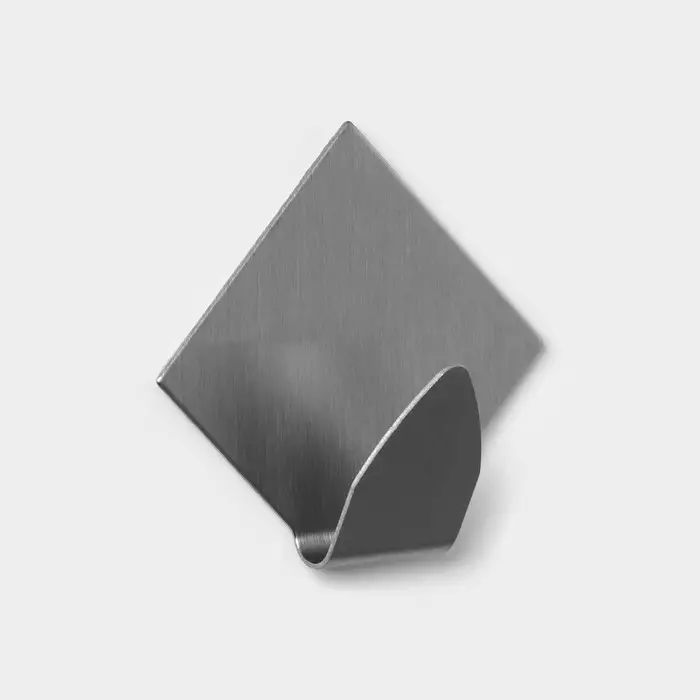 Крючки самоклеящиеся SAVANNA «Ромб», 2 шт., металл, 4.5×4.8×2 см, хромированные