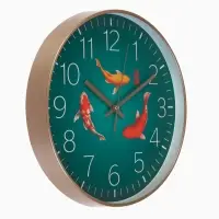 УЦЕНКА Часы настенные интерьерные &laquo;Рыбки&raquo;, плавный ход, d=30 см