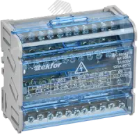 TEKFOR Шины на DIN-рейку (кросс-модуль) ШНК 4х11 3L+PEN IEK