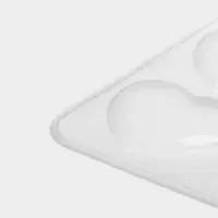 Форма для шоколада Доляна &laquo;Сердечки&raquo;, силикон, 20&times;17.5&times;0.6 см, 9 ячеек (5.5&times;5 см), прозрачная