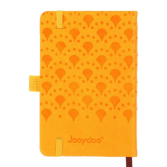 Ежедневник недатированный, формат А6, 100 листов, в клетку, обложка кожзам, на резинке, жёлтый Ежедневник недатированный, формат А6, 100 листов, в клетку, обложка кожзам, на резинке, жёлтый