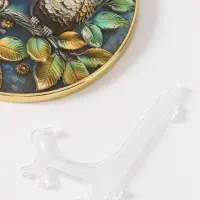 Панно настенное на подставке &laquo;Две совушки на ветке&raquo;, d=21 см