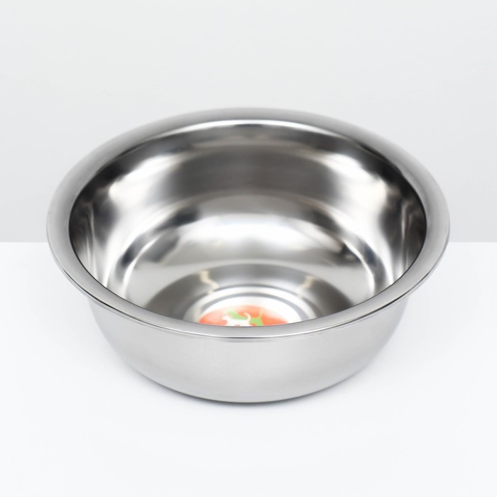 Миска металлическая эконом, 1 л, 17 х 6,5 см Миска металлическая эконом, 1 л, 17 х 6,5 см