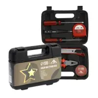 Набор инструментов в кейсе ЛОМ &laquo;23 ФЕВРАЛЯ&raquo;, в подарочной упаковке, 7 предметов