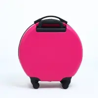 Чемодан детский 33 л (S), отдел на молнии, фуксия