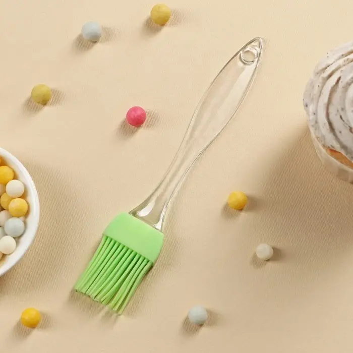 Кисть Доляна «Лёд», силикон, 16,5×3×0,9 см, цвет МИКС Кисть Доляна «Лёд», силикон, 16,5×3×0,9 см, цвет МИКС