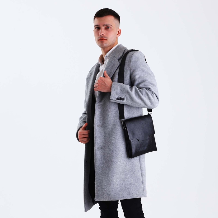 Сумка мужская, цвет чёрный Сумка мужская, цвет чёрный