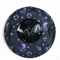 Тюбинг – ватрушка «Космос», диаметр чехла 120 см, чёрная, Winter Star