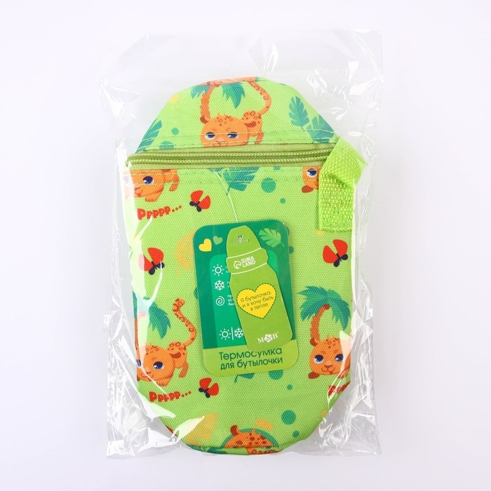 Термо-чехол для бутылочки «ТРЕНД. Леопард», форма тубус Термо-чехол для бутылочки «ТРЕНД. Леопард», форма тубус