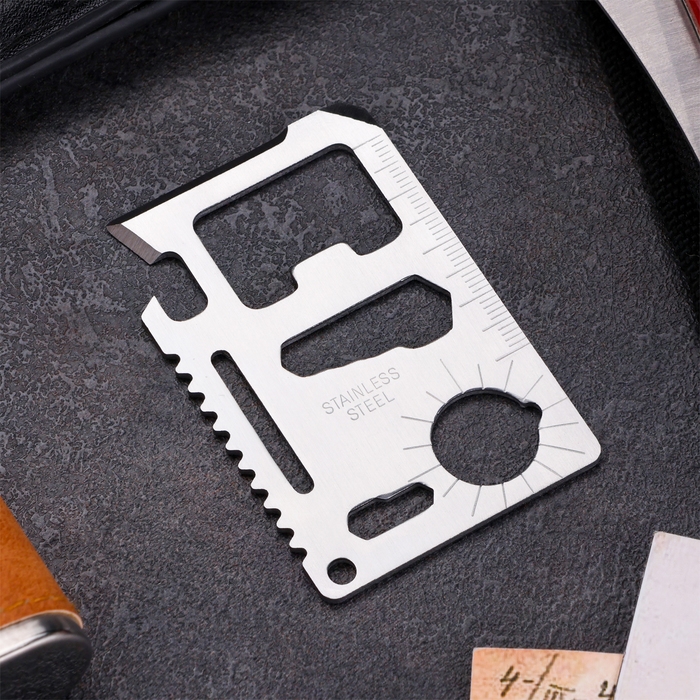 Карта выживания  Карта выживания "Вечный огонь" в конверте-открытке с поздравлением