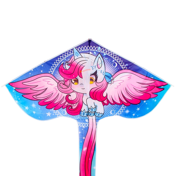 Воздушный змей «Единорог», цвета МИКС Воздушный змей «Единорог», цвета МИКС