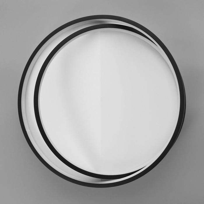 Люстра 2203/2BK LED 25Вт 6000К бело-черный 42х42х14 см BayerLux