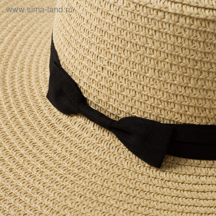 Шляпа женская MINAKU Шляпа женская MINAKU "Summer" цвет бежевый, р-р 56-58