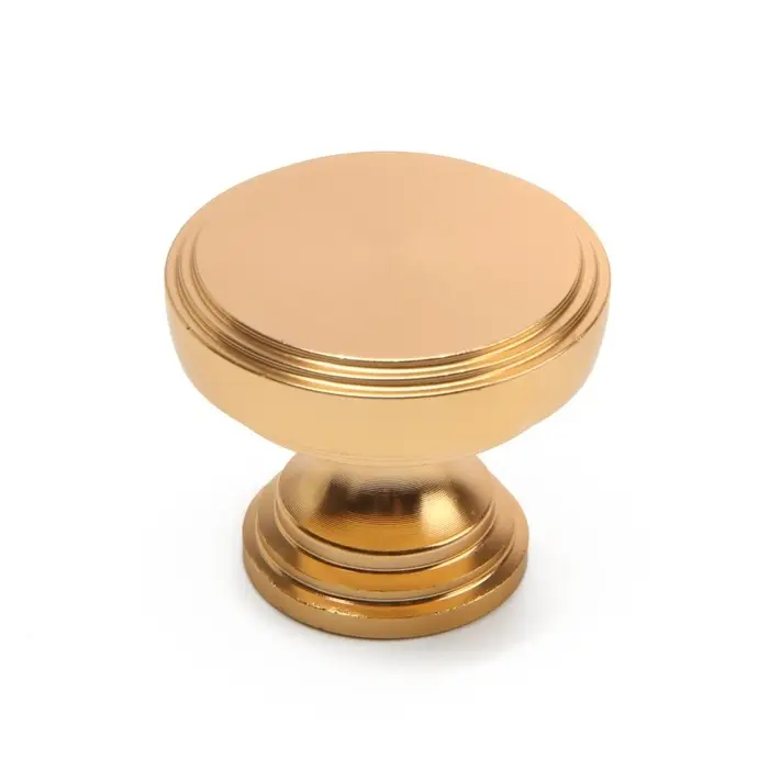 Ручка-кнопка мебельная CAPPIO PK322, d=30 мм, золото, 8 шт. TMP .