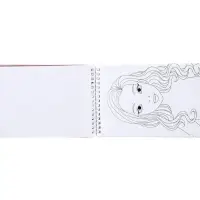 Книга с наклейками и трафаретами &laquo;Альбом визажиста&raquo;