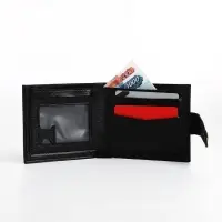 Портмоне мужское &laquo;Сахир&raquo;, на магните, три отделения, чёрное