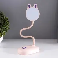 Лампа настольная RISALUX &laquo;Мими&raquo;, светодиодная, 3 Вт, диммер, USB, розовая, 8&times;12.5&times;32 см