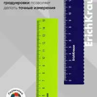Линейка 15 см, ErichKrause Reef, МИКС