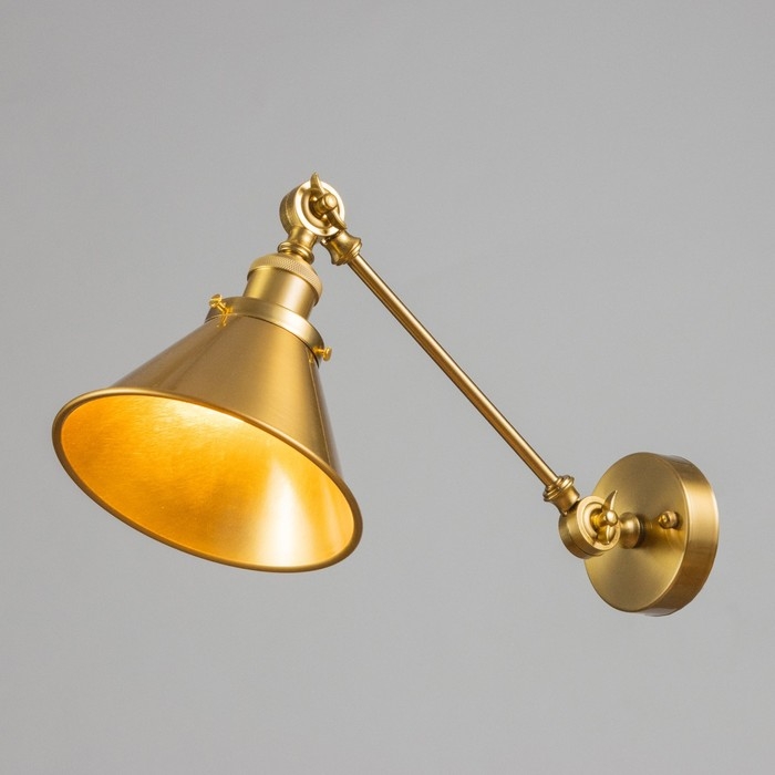 Бра "Марко" Е27 40Вт золото 17х25х14 см