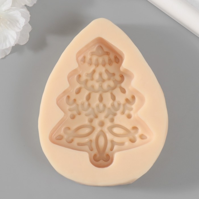 Молд силикон Молд силикон "Елка" 8х6,5 см МИКС