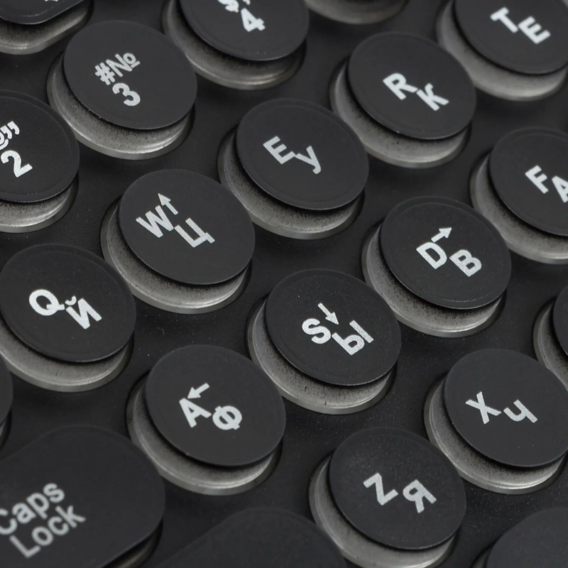 Клавиатура Oklick 420MRL черный USB slim Multimedia LED (1091226)