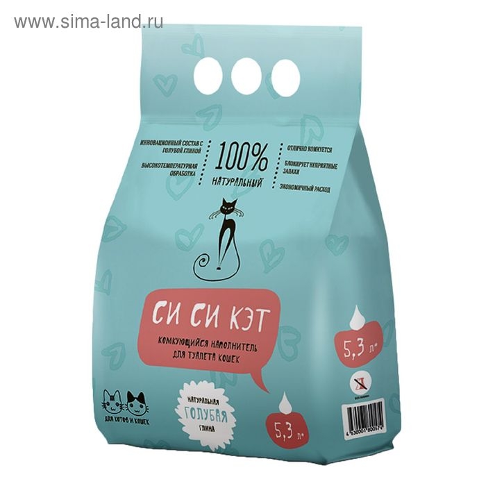 Наполнитель минеральный комкующийся «СиСиКэт», 5,3 л Наполнитель минеральный комкующийся «СиСиКэт», 5,3 л