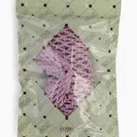 Сумка - авоська плетёная, клетка 1.5 см, лиловая