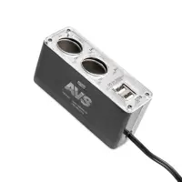 Разветвитель прикуривателя AVS 12/24 (на 2 выхода+2USB) CS219U