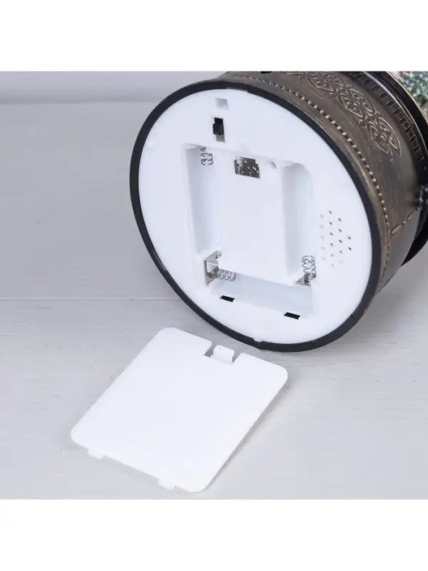 Светодиодная фигура &laquo;Фонарь с детьми и снеговиком&raquo; 15&times;30&times;12.5 см, пластик, от батареек ААх3, USB, свечение тёплое белое